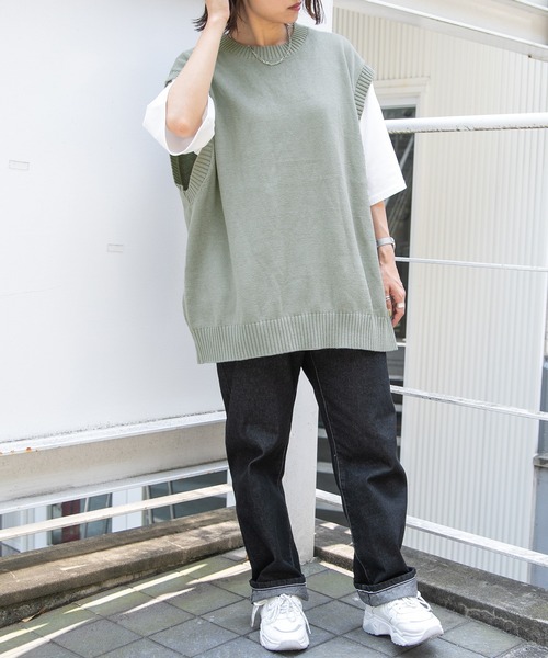 ベーシックニットベスト(ユニセックス)（ベスト）｜PairPair