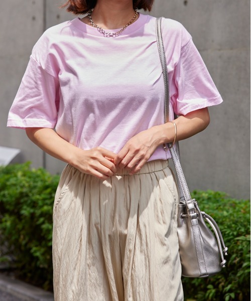GILDAN(ギルダン)の「【GILDAN】 4.5 oz プレミアムコットン ジャパンスペック Tシャツ 半袖無地T オーバーサイズ GL63000 MURS(Tシャツ/カットソー・メンズ・ブラック/グレー/ホワイト/ネイビー/チャコール/ライトブルー/スカイブルー/ライトピンク/ライトグリーン/グリーン/レッド/バーガンディー/ピンク/ターコイズブルー/ロイヤルブルー/パープル/イエロー/オレンジ・L/XL/M/S)」の15枚目の写真