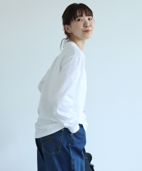 PAR ICI（パーリッシィ）の「【WEB別注カラー】冬野菜プリント ロンT（Tシャツ/カットソー・レディース・オフホワイト/ブラウン/レッド・FREE）」の18枚目の写真