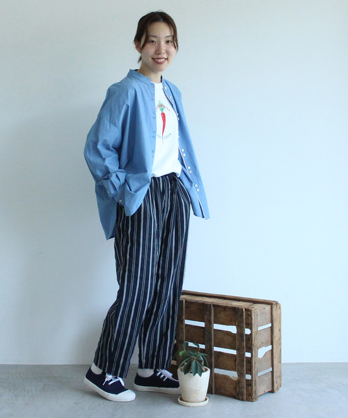 PAR ICI（パーリッシィ）の「【WEB別注カラー】冬野菜プリント ロンT（Tシャツ/カットソー・レディース・オフホワイト/ブラウン/レッド・FREE）」の7枚目の写真