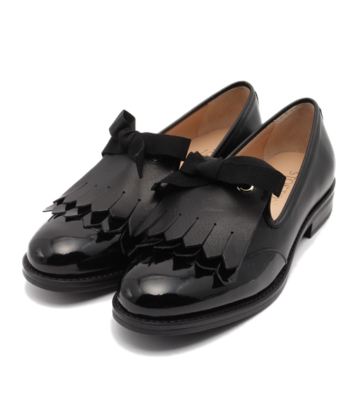 ROSE BUD（ローズバッド）の「【ViVi掲載】(STOKTON)3302 VERNICE SLIP ON TUSSEL LOAFER（ドレスシューズ・レディース・ブラック/ベージュ・38/39/37/36）」の12枚目の写真