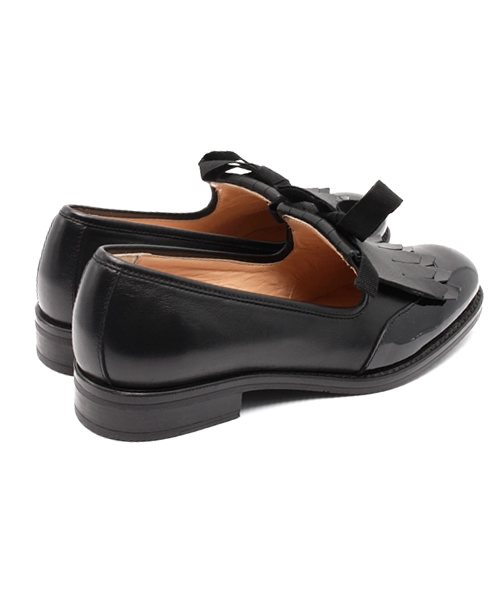 ROSE BUD（ローズバッド）の「【ViVi掲載】(STOKTON)3302 VERNICE SLIP ON TUSSEL LOAFER（ドレスシューズ・レディース・ブラック/ベージュ・38/39/37/36）」の8枚目の写真