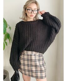 GYDA | FALLチェックスカートライクショーパン(スカート)