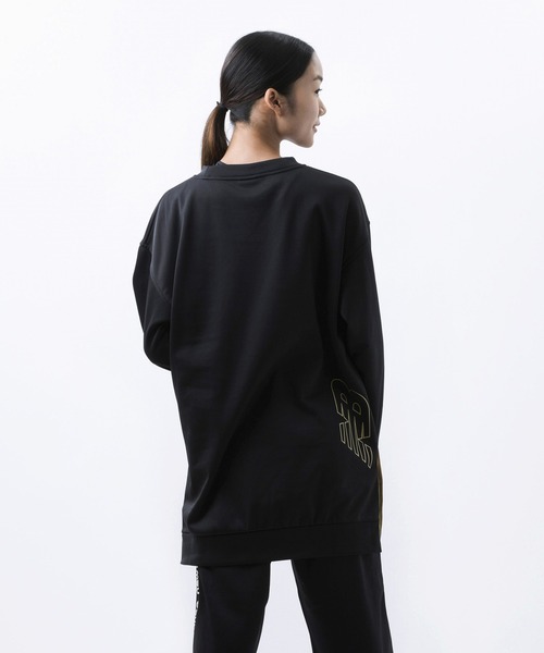 NEW BALANCE（ニューバランス）の「Achiever フリース スウェットシャツ（スウェット・レディース・ブラック/グレー・SMALL/MEDIUM/LARGE/X-LARGE）」の5枚目の写真