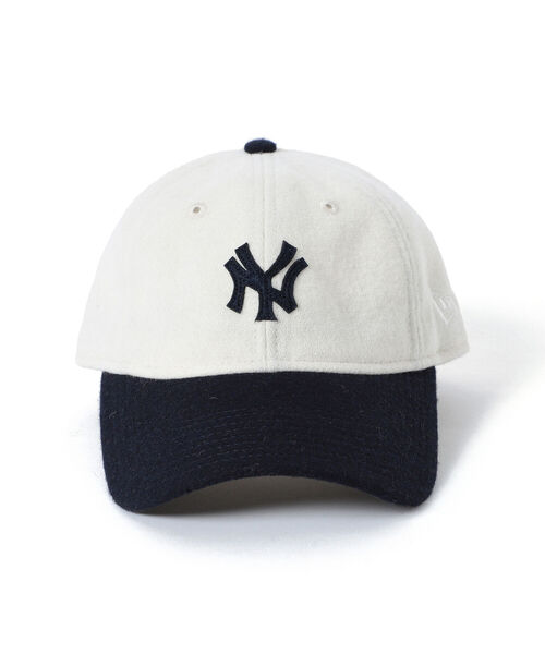 BEAMS BOY(ビームスボーイ)の「NEW ERA × BEAMS BOY / 別注 メルトン ベースボールキャップ(キャップ・レディース・アイボリー/グレー/ネイビー・ONE SIZE)」の10枚目の写真