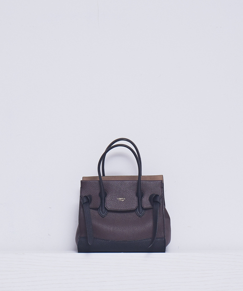 LOWELL things(ロウェル シングス)の「Legacy/レザー2WAYオープントートmini(トートバッグ・レディース・ブラック/グレイッシュブルー/グレー/ブラウン/パープル・フリー)」の1枚目の写真