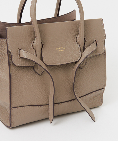 LOWELL things(ロウェル シングス)の「Legacy/レザー2WAYオープントートmini(トートバッグ・レディース・ブラック/グレイッシュブルー/グレー/ブラウン/パープル・フリー)」の12枚目の写真