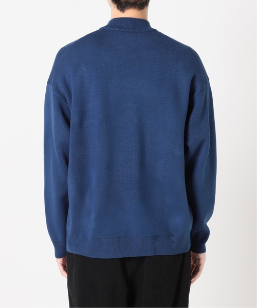 JOURNAL STANDARD relume（ジャーナルスタンダード　レリューム）の「◆sweat-like モックネックニット（ニット/セーター・メンズ・ブルー/ブラック/ナチュラル/パープル/グリーン・M/L）」の16枚目の写真