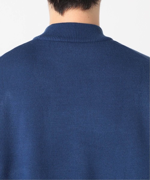 JOURNAL STANDARD relume（ジャーナルスタンダード　レリューム）の「◆sweat-like モックネックニット（ニット/セーター・メンズ・ブルー/ブラック/ナチュラル/パープル/グリーン・M/L）」の17枚目の写真