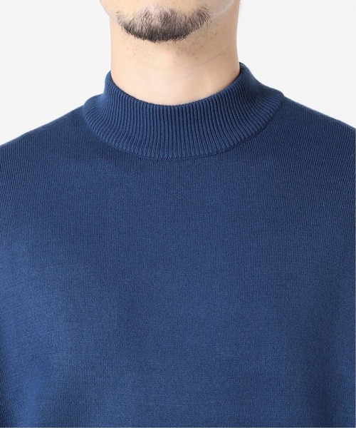 JOURNAL STANDARD relume（ジャーナルスタンダード　レリューム）の「◆sweat-like モックネックニット（ニット/セーター・メンズ・ブルー/ブラック/ナチュラル/パープル/グリーン・M/L）」の18枚目の写真