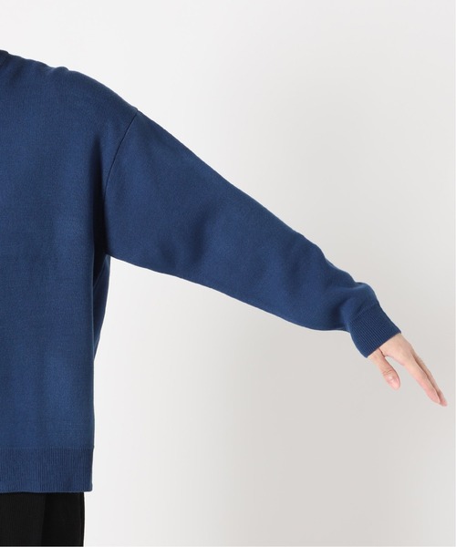 JOURNAL STANDARD relume（ジャーナルスタンダード　レリューム）の「◆sweat-like モックネックニット（ニット/セーター・メンズ・ブルー/ブラック/ナチュラル/パープル/グリーン・M/L）」の19枚目の写真