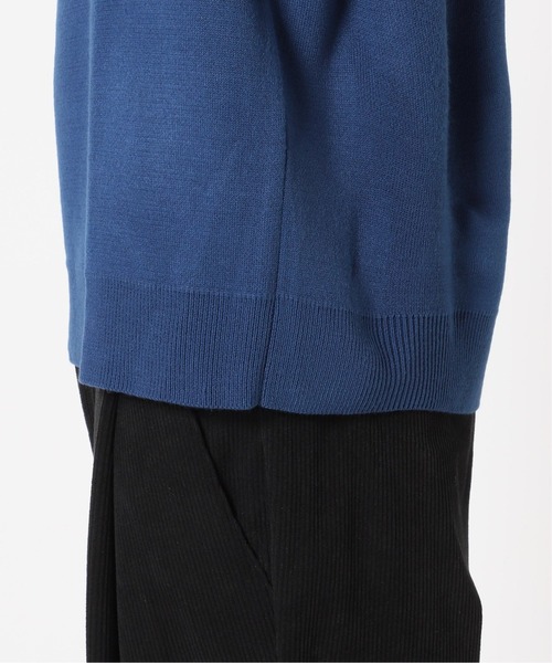 JOURNAL STANDARD relume（ジャーナルスタンダード　レリューム）の「◆sweat-like モックネックニット（ニット/セーター・メンズ・ブルー/ブラック/ナチュラル/パープル/グリーン・M/L）」の21枚目の写真