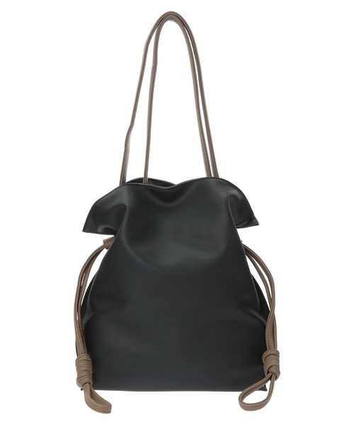 earth music&ecology（アースミュージックアンドエコロジー）の「結び目巾着ショルダーバッグ（ショルダーバッグ・レディース・ブラウン/ブラック/ボルドー/グリーン・FREE）」の18枚目の写真