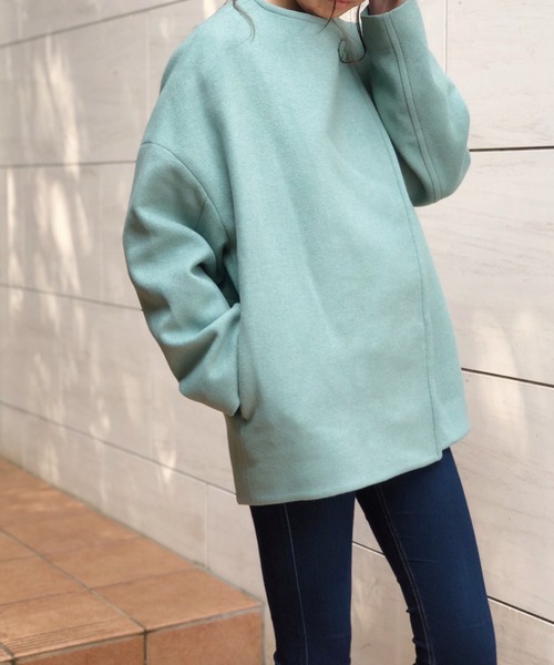 Banner Barrett（バナーバレット）の「２WAYメルトンショートコート（その他アウター・レディース・アイボリー/グリーン/カーキ/ネイビー・38）」の11枚目の写真