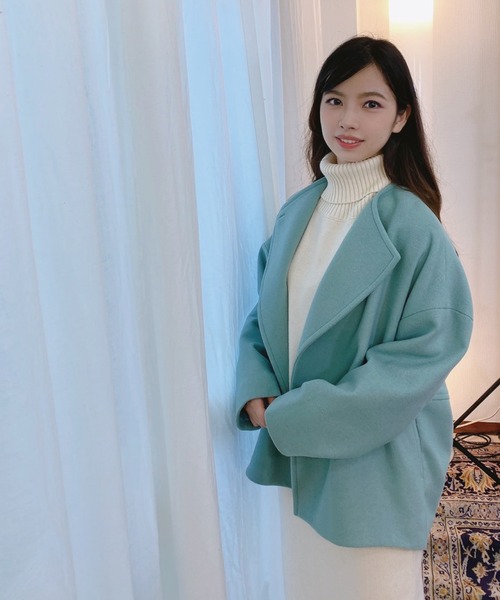 Banner Barrett（バナーバレット）の「２WAYメルトンショートコート（その他アウター・レディース・アイボリー/グリーン/カーキ/ネイビー・38）」の7枚目の写真