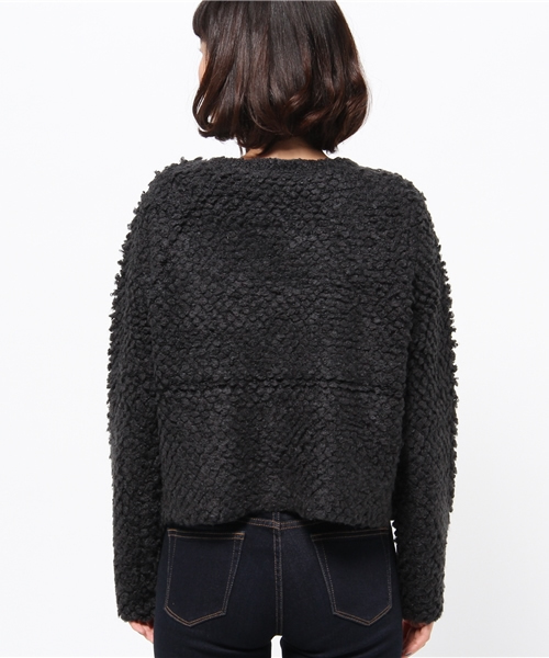 CIAOPANIC（チャオパニック）の「【Ciaopanic】ポップコーンKNITC/NPO（ニット/セーター・レディース・オフホワイト/ブラック・FREE）」の5枚目の写真