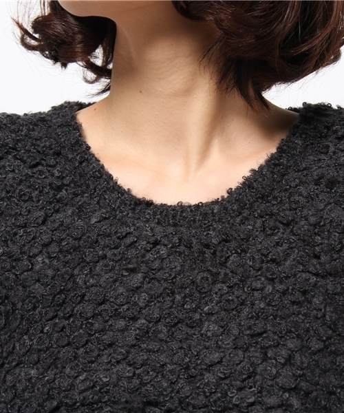 CIAOPANIC（チャオパニック）の「【Ciaopanic】ポップコーンKNITC/NPO（ニット/セーター・レディース・オフホワイト/ブラック・FREE）」の9枚目の写真