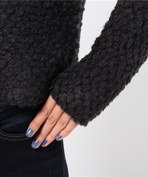 CIAOPANIC（チャオパニック）の「【Ciaopanic】ポップコーンKNITC/NPO（ニット/セーター・レディース・オフホワイト/ブラック・FREE）」の10枚目の写真