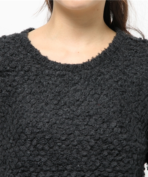 CIAOPANIC（チャオパニック）の「【Ciaopanic】ポップコーンKNITC/NPO（ニット/セーター・レディース・オフホワイト/ブラック・FREE）」の6枚目の写真