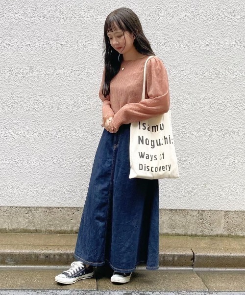 archives（アルシーヴ）の「肩タック楊柳ブラウス（Tシャツ/カットソー・レディース・ブラック/アイボリー/ブルーグレー/モカ/オフホワイト・MEDIUM）」の15枚目の写真