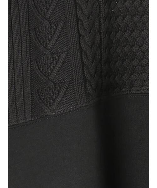 CRAFT STANDARD BOUTIQUE（クラフトスタンダードブティック）の「ニットドッキング裏毛プルオーバー　＊（ニット/セーター・メンズ・ネイビー/グレイッシュベージュ/アイボリー/チャコールグレー・M/LL/L）」の14枚目の写真