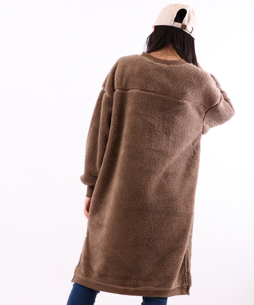 JEMORGAN（ジェーイーモーガン）の「JEMORGAN ボアボンディングワンピース（ワンピース・レディース・モカ/ブラック・FREE）」の17枚目の写真