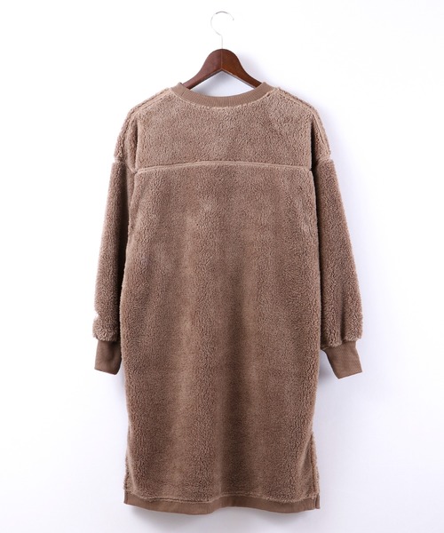 JEMORGAN（ジェーイーモーガン）の「JEMORGAN ボアボンディングワンピース（ワンピース・レディース・モカ/ブラック・FREE）」の15枚目の写真