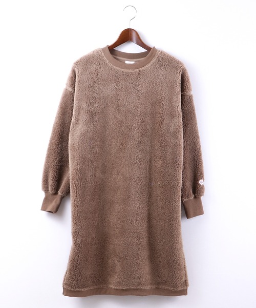 JEMORGAN（ジェーイーモーガン）の「JEMORGAN ボアボンディングワンピース（ワンピース・レディース・モカ/ブラック・FREE）」の14枚目の写真