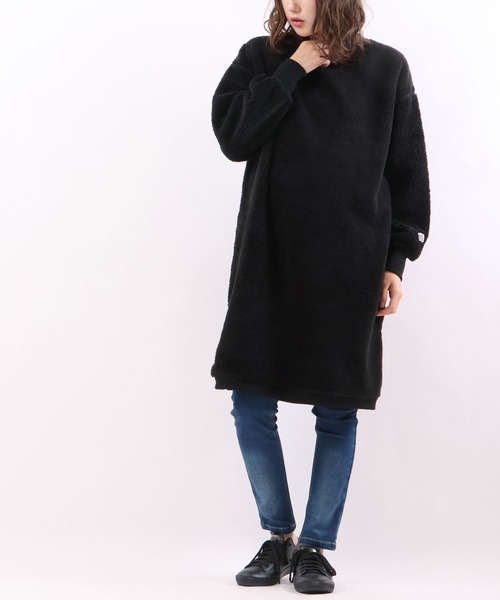 JEMORGAN（ジェーイーモーガン）の「JEMORGAN ボアボンディングワンピース（ワンピース・レディース・モカ/ブラック・FREE）」の20枚目の写真