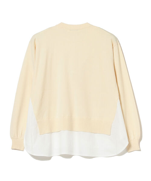 Ray BEAMS(レイビームス)の「Ray BEAMS / 裾キリカエ クルーネック ニット(ニット/セーター・レディース・ナチュラル/ブラック・ONE SIZE)」の17枚目の写真