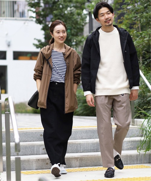 SLOBE IENA（スローブイエナ）の「WASHER NYLONストレッチマウンテンパーカー【手洗い可能】◆（マウンテンパーカー・レディース・ブラウン/ブラック/グレー系その他/ブルー系その他/ブルー系その他2・SMALL/MEDIUM）」の14枚目の写真