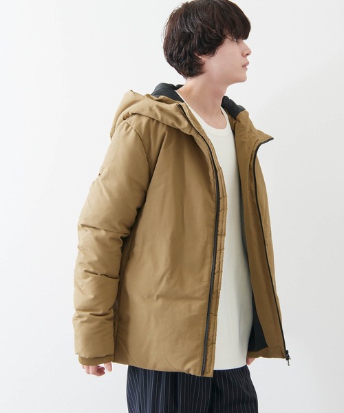 Anchor Smith（アンカー スミス）の「ブライトNCファブリックフードダウンジャケット（ダウンジャケット/コート・メンズ・ベージュ/ネイビー・M/L/XL）」の11枚目の写真