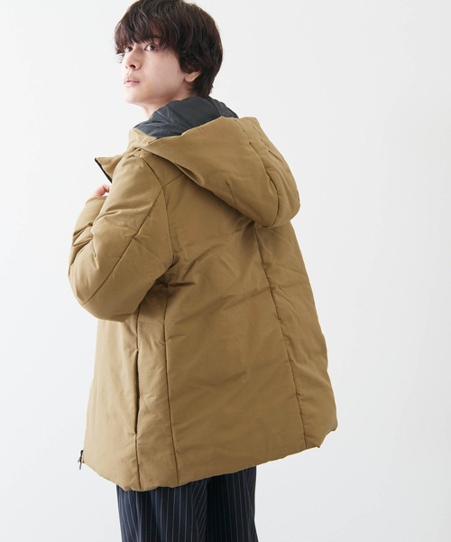 Anchor Smith（アンカー スミス）の「ブライトNCファブリックフードダウンジャケット（ダウンジャケット/コート・メンズ・ベージュ/ネイビー・M/L/XL）」の12枚目の写真