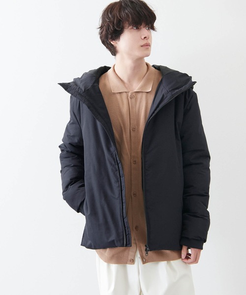 Anchor Smith（アンカー スミス）の「ブライトNCファブリックフードダウンジャケット（ダウンジャケット/コート・メンズ・ベージュ/ネイビー・M/L/XL）」の4枚目の写真