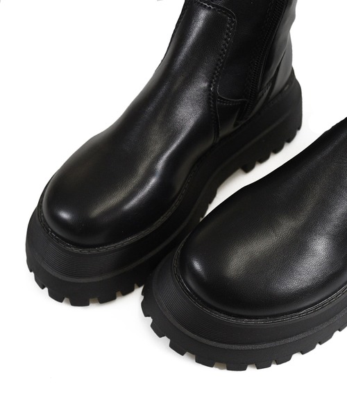 NOFALL(ノーフォール)の「トラックソールストレッチショートブーツ(ブーツ・レディース・ブラック・LL/3L/SS/S/M/L)」の17枚目の写真