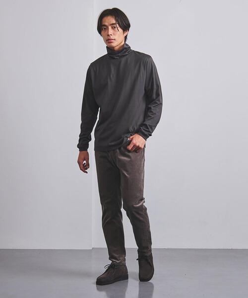 UNITED ARROWS（ユナイテッドアローズ）の「＜UNITED ARROWS＞ シルケット コットン オフタートル（Tシャツ/カットソー・メンズ・ホワイト/ブラック/ダークグレー・XL/S/M/L）」の8枚目の写真