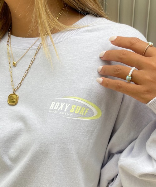 ROXY(ロキシー)の「【ZOZO限定アイテム】OVAL LONGSLEEVE TEE/ロキシー長袖バックプリントロンT(Tシャツ/カットソー・レディース・ブラック/ホワイト/パープル・FREE)」の10枚目の写真
