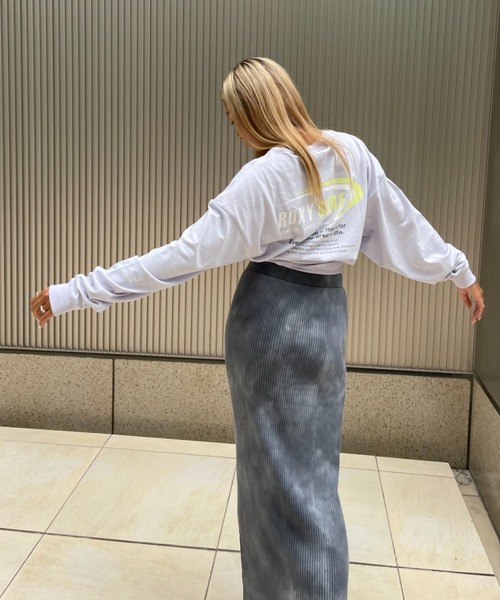 ROXY(ロキシー)の「【ZOZO限定アイテム】OVAL LONGSLEEVE TEE/ロキシー長袖バックプリントロンT(Tシャツ/カットソー・レディース・ブラック/ホワイト/パープル・FREE)」の15枚目の写真