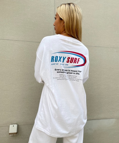 ROXY(ロキシー)の「【ZOZO限定アイテム】OVAL LONGSLEEVE TEE/ロキシー長袖バックプリントロンT(Tシャツ/カットソー・レディース・ブラック/ホワイト/パープル・FREE)」の17枚目の写真