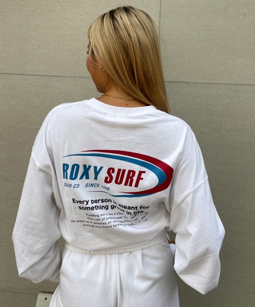 ROXY(ロキシー)の「【ZOZO限定アイテム】OVAL LONGSLEEVE TEE/ロキシー長袖バックプリントロンT(Tシャツ/カットソー・レディース・ブラック/ホワイト/パープル・FREE)」の18枚目の写真
