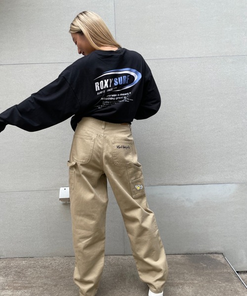 ROXY(ロキシー)の「【ZOZO限定アイテム】OVAL LONGSLEEVE TEE/ロキシー長袖バックプリントロンT(Tシャツ/カットソー・レディース・ブラック/ホワイト/パープル・FREE)」の21枚目の写真