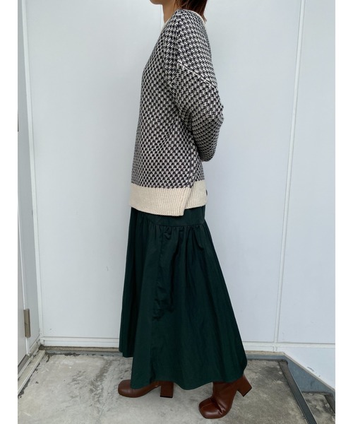 MLI'A(エムリア)の「2Wayリンクス柄クルーネック/カーディガン(カーディガン/ボレロ・レディース・ブラック系その他/アイボリー系3・M)」の20枚目の写真
