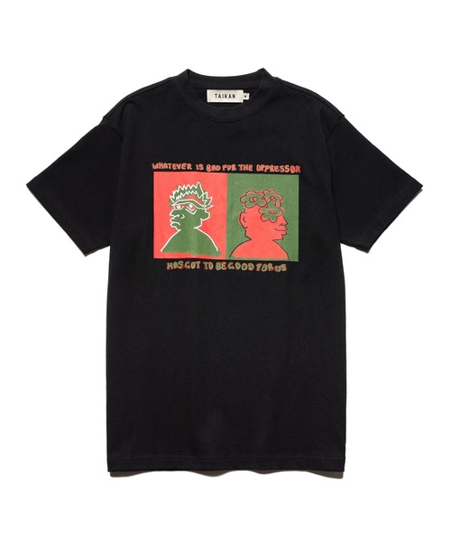TAIKAN（テイケン）の「【TAIKAN / テイケン】MADE BY WE (BLM) T BLACK  / グラフィックTシャツ（Tシャツ/カットソー・メンズ・ブラック・LARGE/X-LARGE/MEDIUM/SMALL）」の4枚目の写真