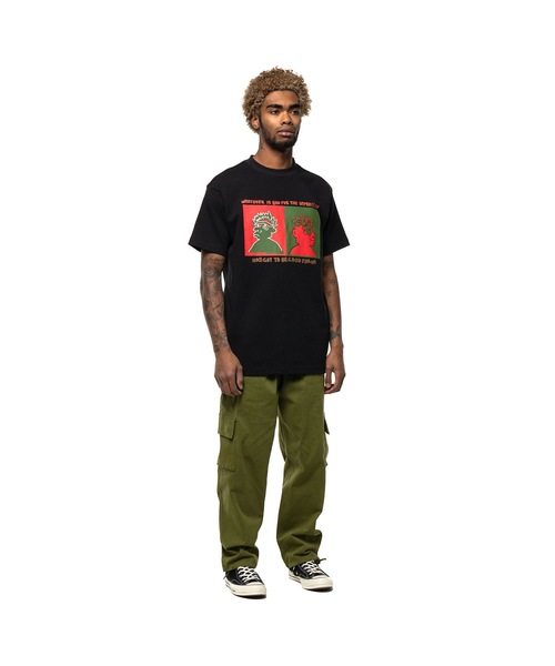 TAIKAN（テイケン）の「【TAIKAN / テイケン】MADE BY WE (BLM) T BLACK  / グラフィックTシャツ（Tシャツ/カットソー・メンズ・ブラック・LARGE/X-LARGE/MEDIUM/SMALL）」の3枚目の写真