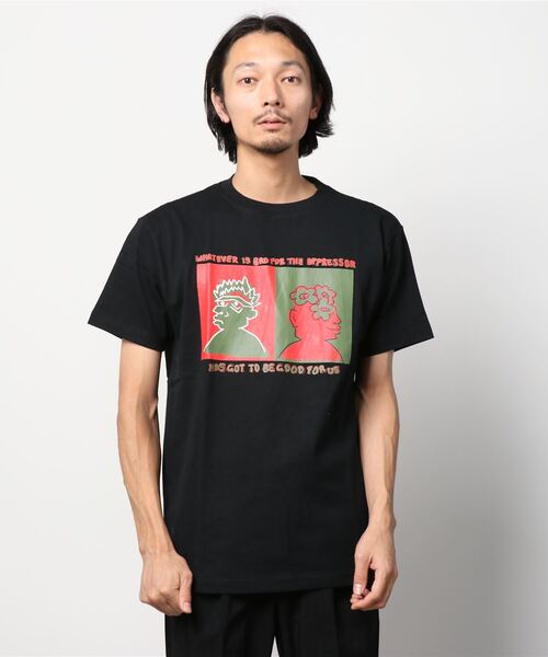 TAIKAN（テイケン）の「【TAIKAN / テイケン】MADE BY WE (BLM) T BLACK  / グラフィックTシャツ（Tシャツ/カットソー・メンズ・ブラック・LARGE/X-LARGE/MEDIUM/SMALL）」の6枚目の写真
