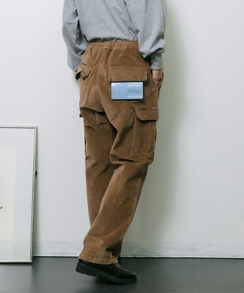 FIVE BROTHER（ファイブブラザー）の「FIVE BROTHERS/ファイブブラザーズ ベロアパンツ（カーゴパンツ・メンズ・ブラック/ブラウン/ネイビー・L/M）」の21枚目の写真
