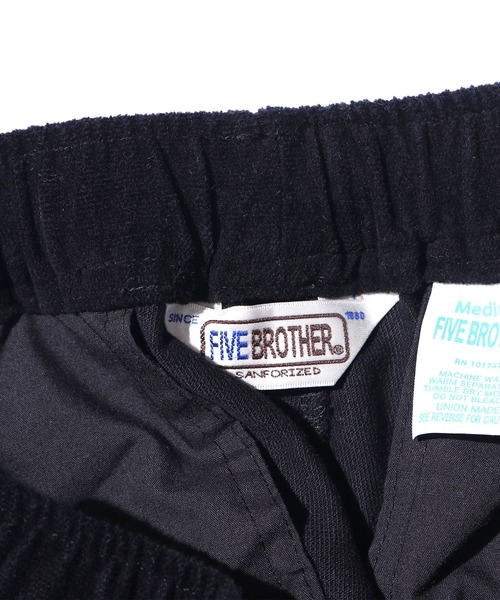 FIVE BROTHER（ファイブブラザー）の「FIVE BROTHERS/ファイブブラザーズ ベロアパンツ（カーゴパンツ・メンズ・ブラック/ブラウン/ネイビー・L/M）」の12枚目の写真