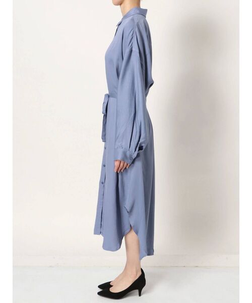 EMODA（エモダ）の「【AD】レーヨンシャツワンピース（シャツワンピース・レディース・ベージュ/カーキ・FREE）」の5枚目の写真