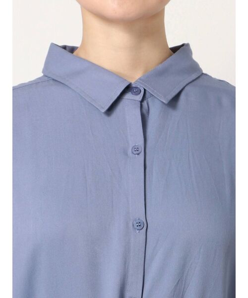 EMODA（エモダ）の「【AD】レーヨンシャツワンピース（シャツワンピース・レディース・ベージュ/カーキ・FREE）」の7枚目の写真