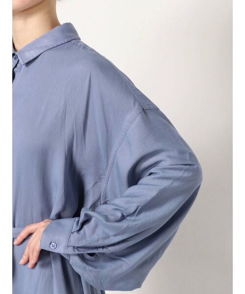 EMODA（エモダ）の「【AD】レーヨンシャツワンピース（シャツワンピース・レディース・ベージュ/カーキ・FREE）」の8枚目の写真